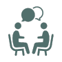 Planned Social Activities Community discussion icon